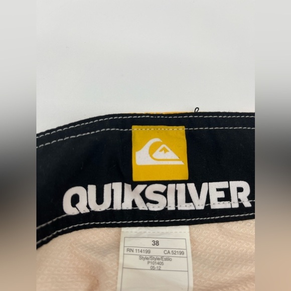 Quiksilver Yellow Board Shorts - Picture 4 of 4